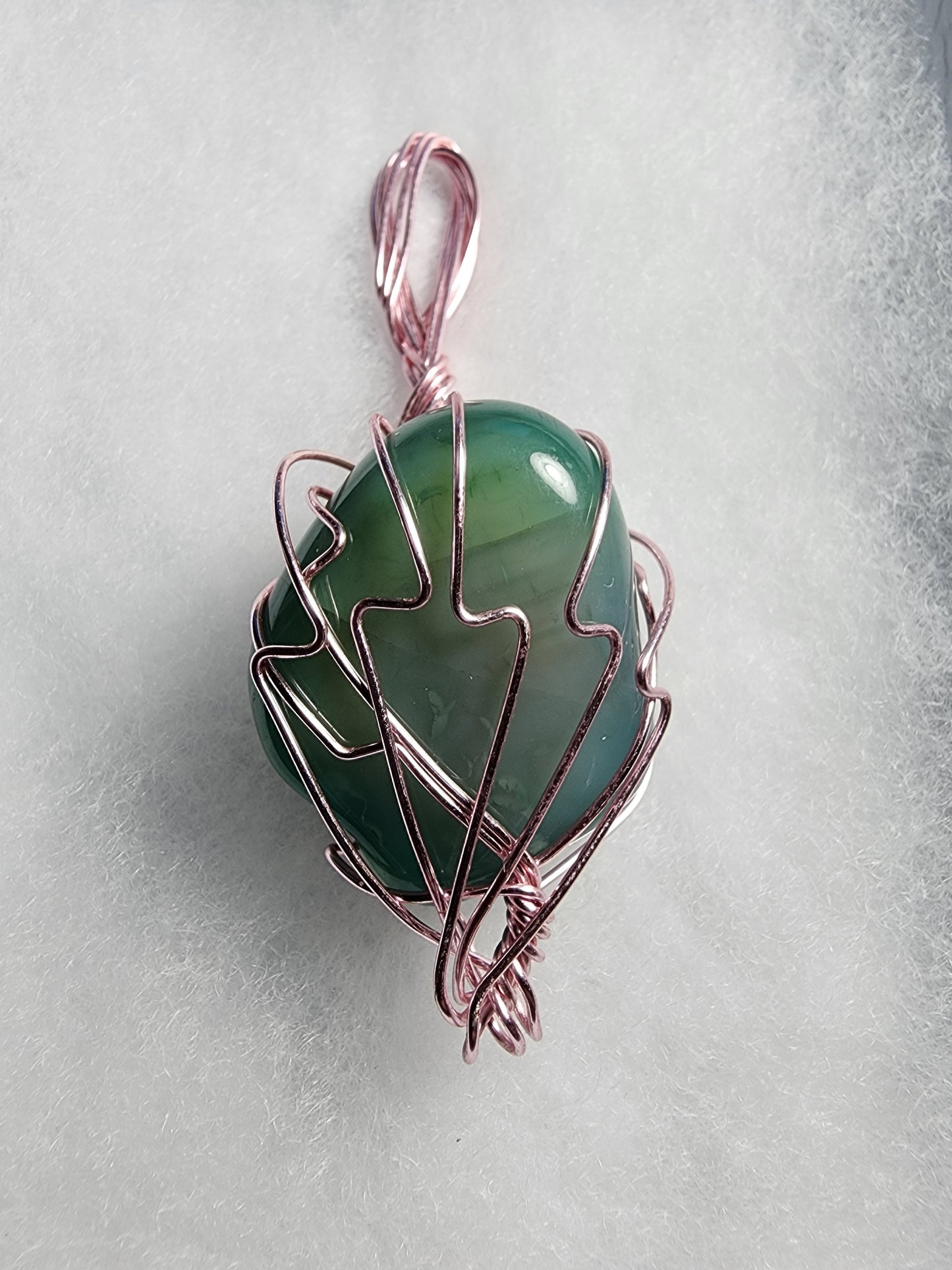 Dyed Agate Pendant